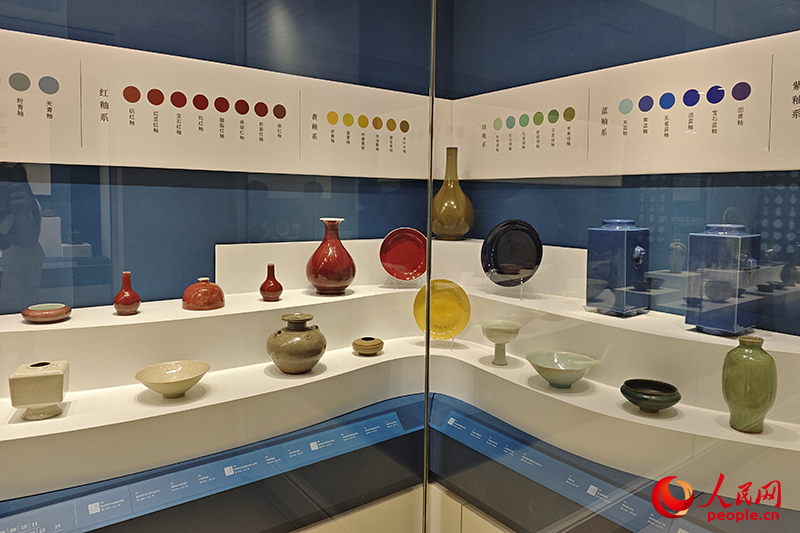 该馆收藏的瓷器。人民网记者 孙一凡摄